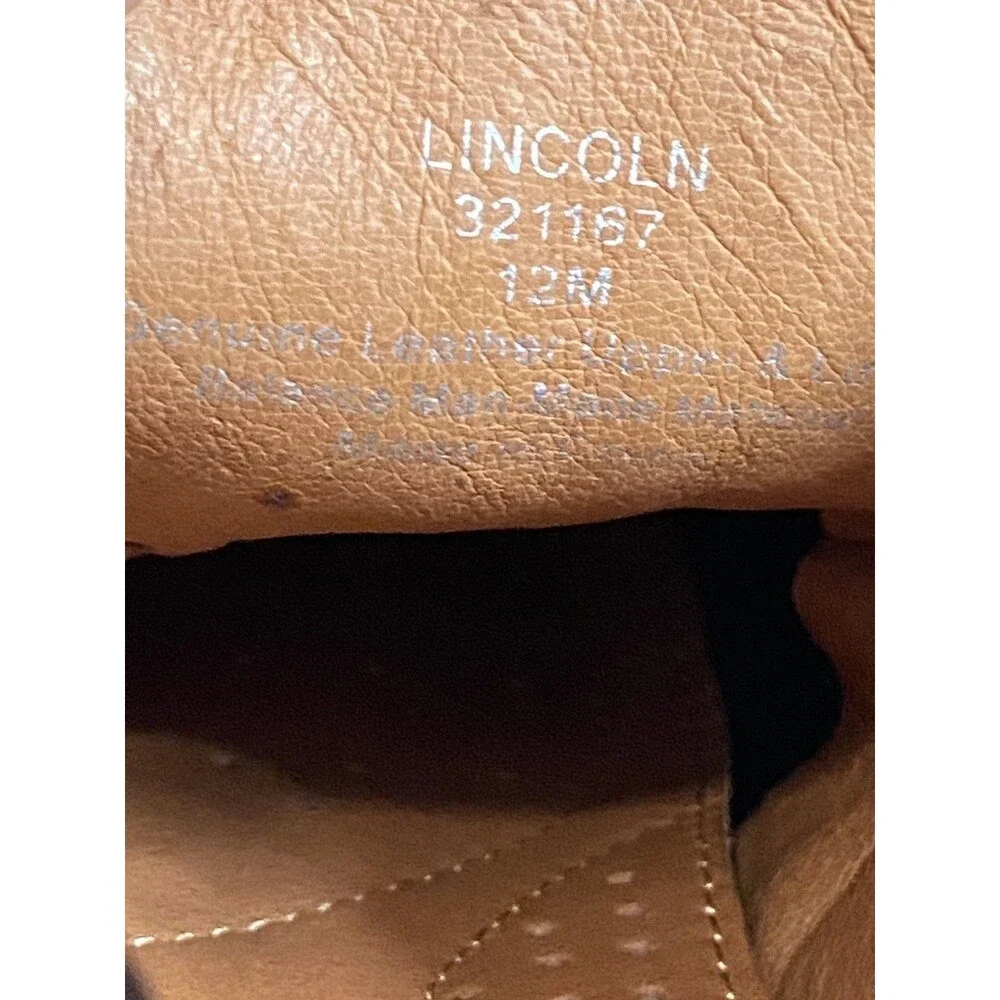 Jeffrey Tyler Men's Brown Leather Lincoln Dress Shoes Size 12M